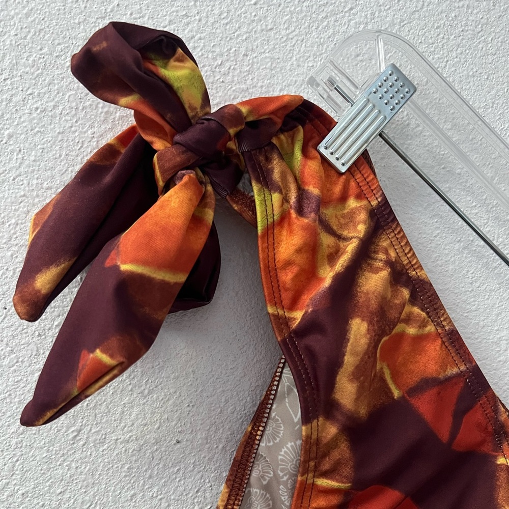 {Free People} Brand New Free-est Renee Printed Tie Side Bikini Bottoms - Picture 6 of 10